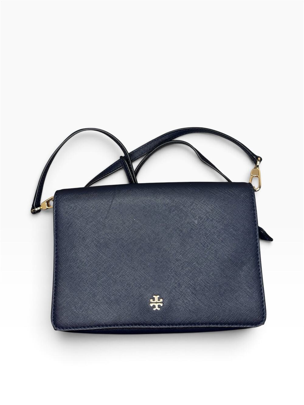 Tory Burch Emerson Combo Navy Crossbody Bag